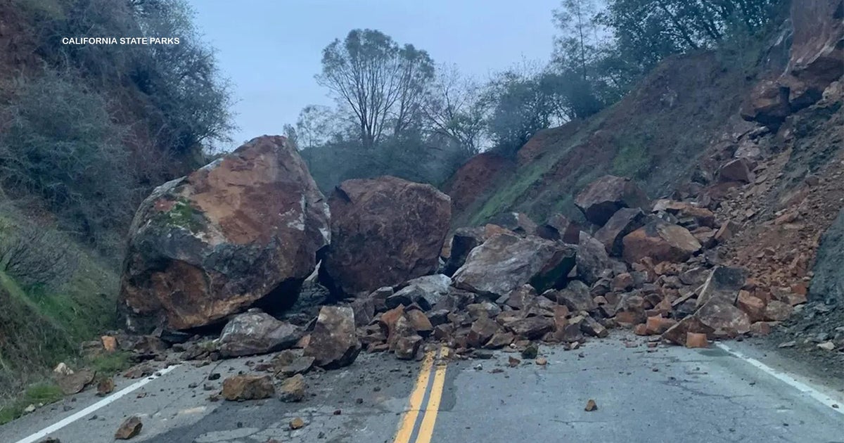 Large rockslide closes access to Mammoth Bar near Auburn