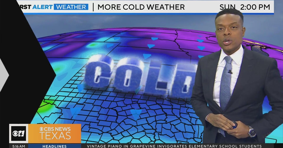 Another Arctic blast is coming to North Texas - CBS Texas