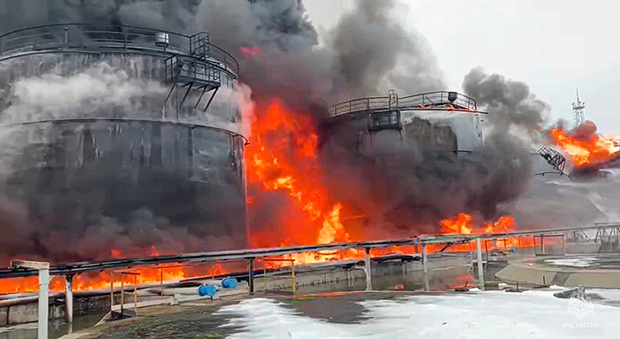 St Petersburg oil terminal fire AP photo 2026 Frequently Asked Questions