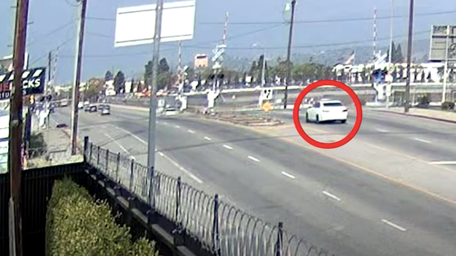 Closeup of police car lights during National Night Out 