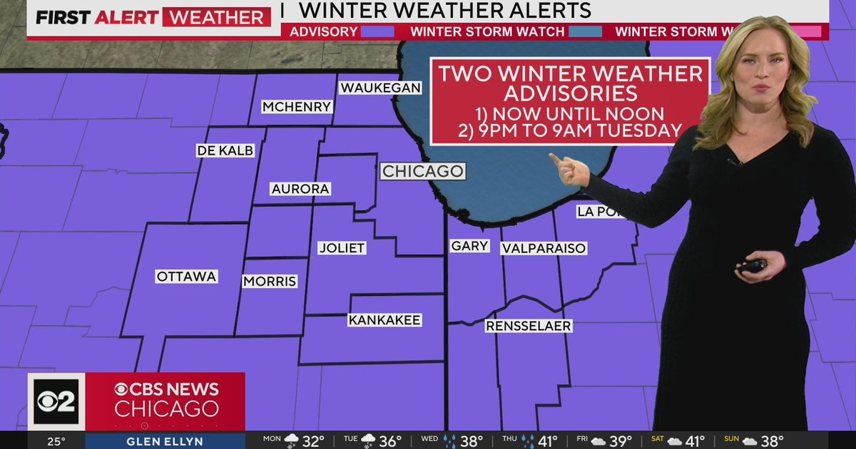 Winter Weather Advisories in effect - CBS Chicago