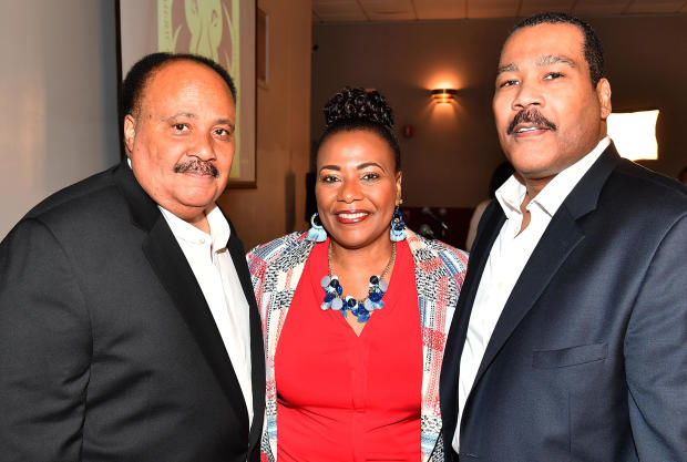 Martin Luther King III, Dr. Bernice King, and Dexter Scott King 