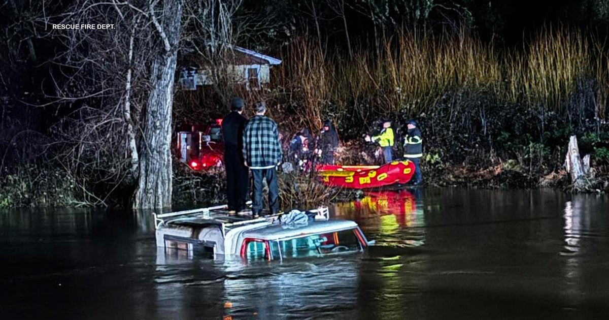 Flooded creek in El Dorado County leads to several vehicles getting stuck