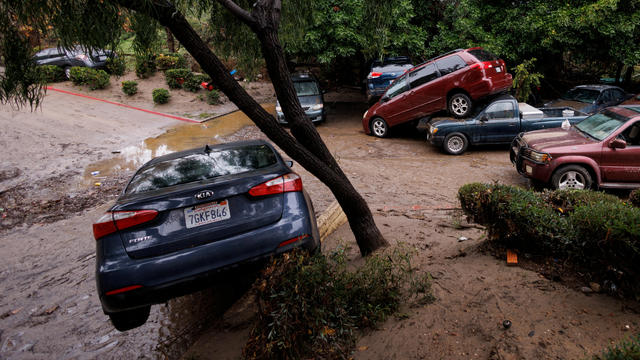Heavy rain storm causes damage and flooding in California 