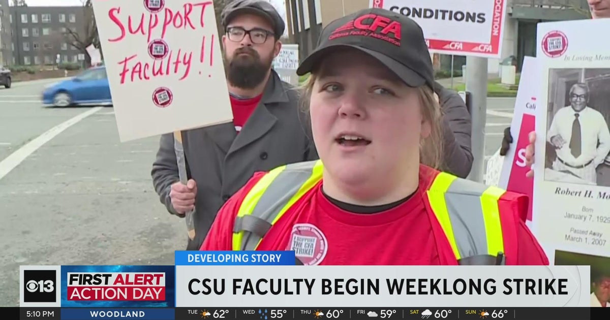 What are faculty seeking in week-long CSU strike?