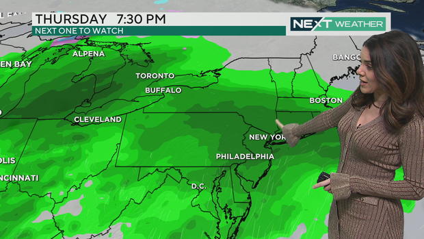 Rain radar for Thursday, Jan. 25, 2024 