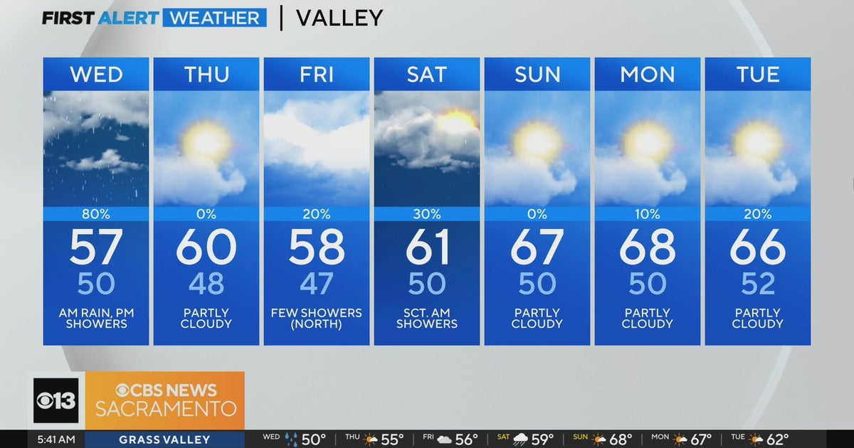 Wednesday morning weather forecast - Jan. 24, 2024