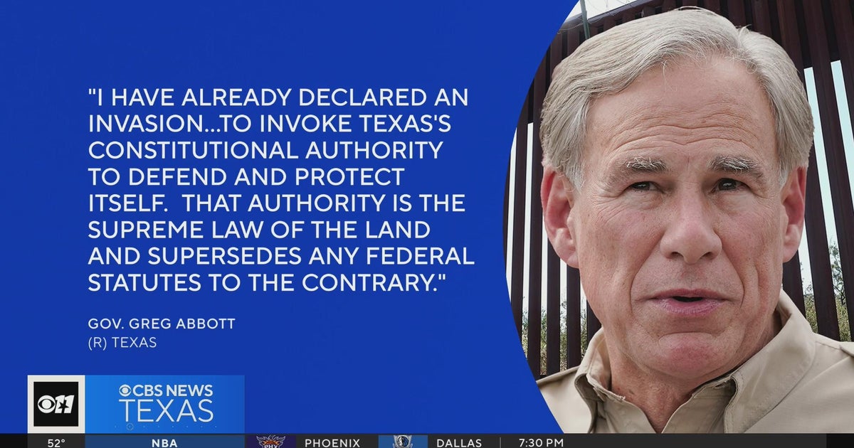 Governor Greg Abbott issues new invasion declaration at the border ...