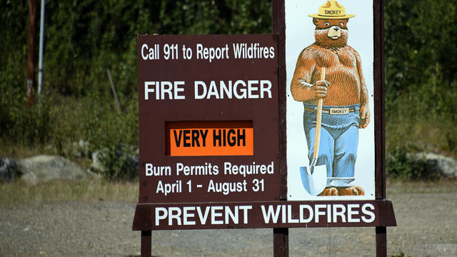 Wildfire Burns In Alaska During Heatwave 