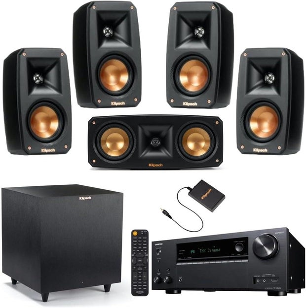 Klipsch Black Reference Theater Pack 5.1 Surround Sound System