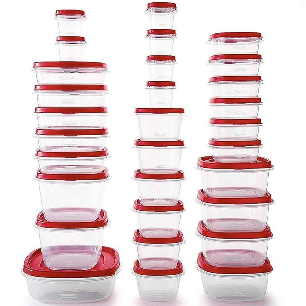Rubbermaid 60-Piece Food Storage Containers with Lids 