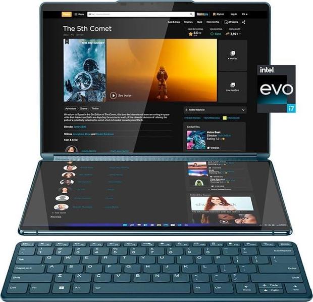 Lenovo Yoga Book 9i 2-in-1 13.3" 2.8K Dual Screen OLED Touch Laptop 