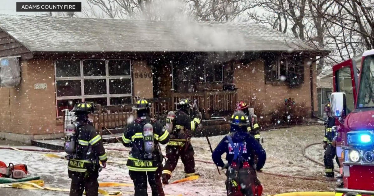 2 injured in house fire in Adams County - CBS Colorado