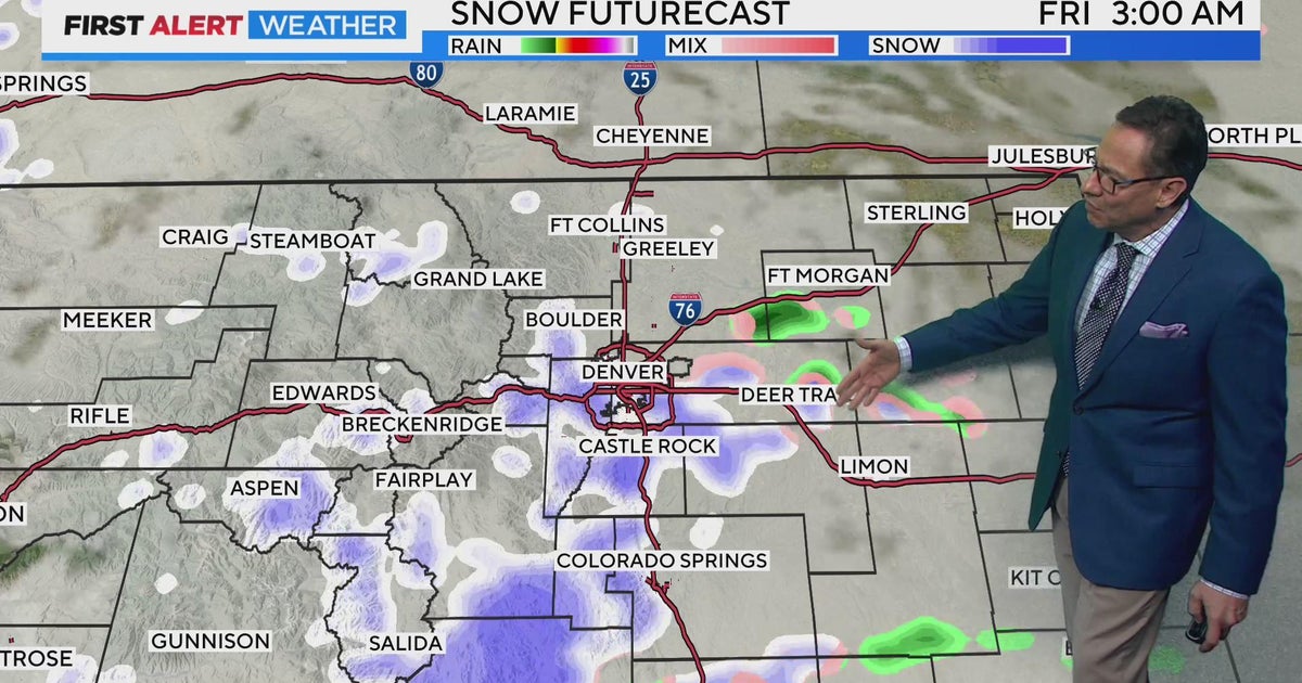 A Friday front brings in a chance for snow and somewhat cooler ...
