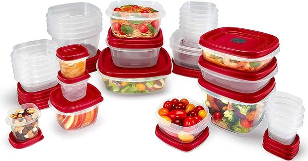 Rubbermaid 60-Piece Food Storage Containers with Lids 