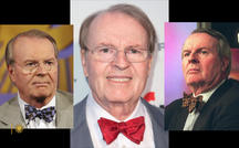 Charles Osgood's fashion trademark: The bow tie 