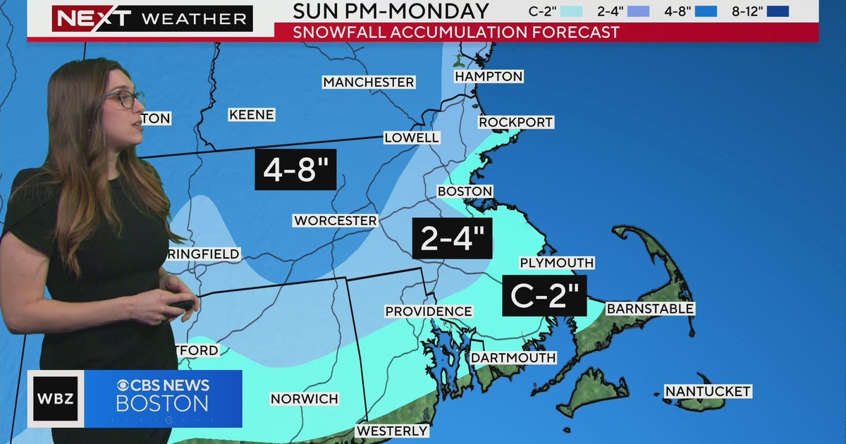 Next Weather: WBZ weather forecast - CBS Boston