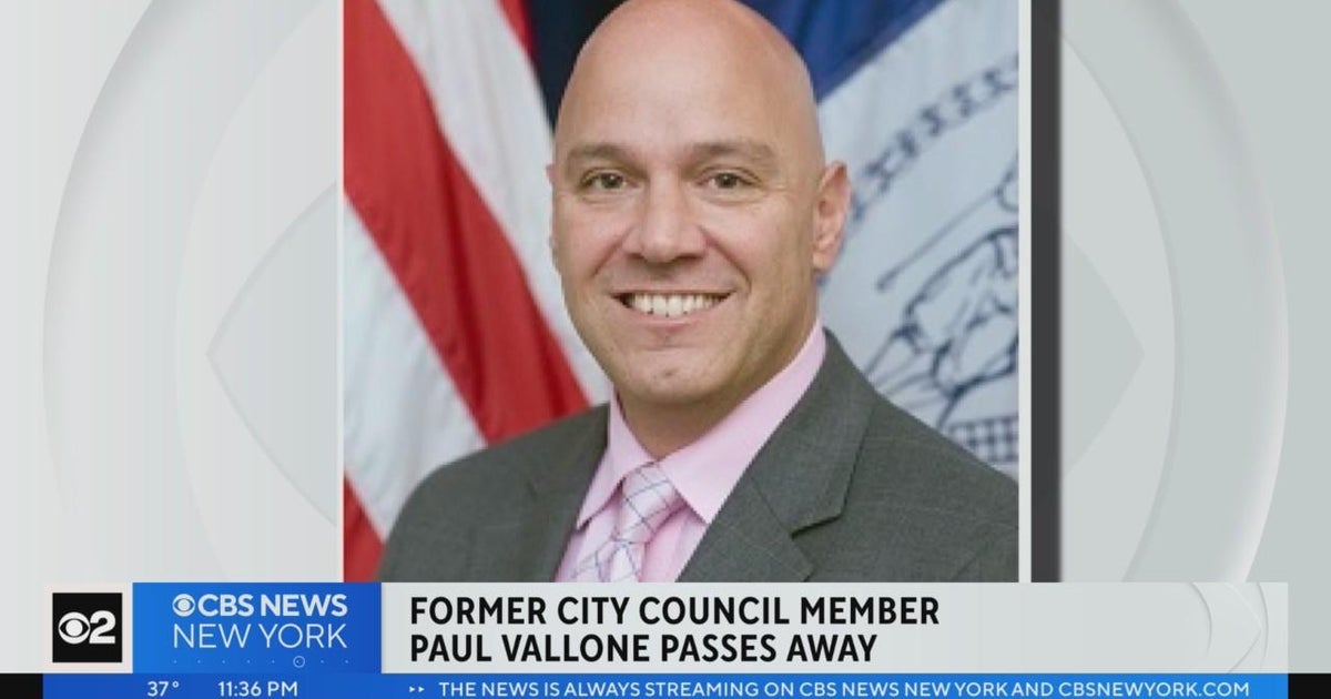 Longtime New York City public servant Paul Vallone dies at age 56 CBS