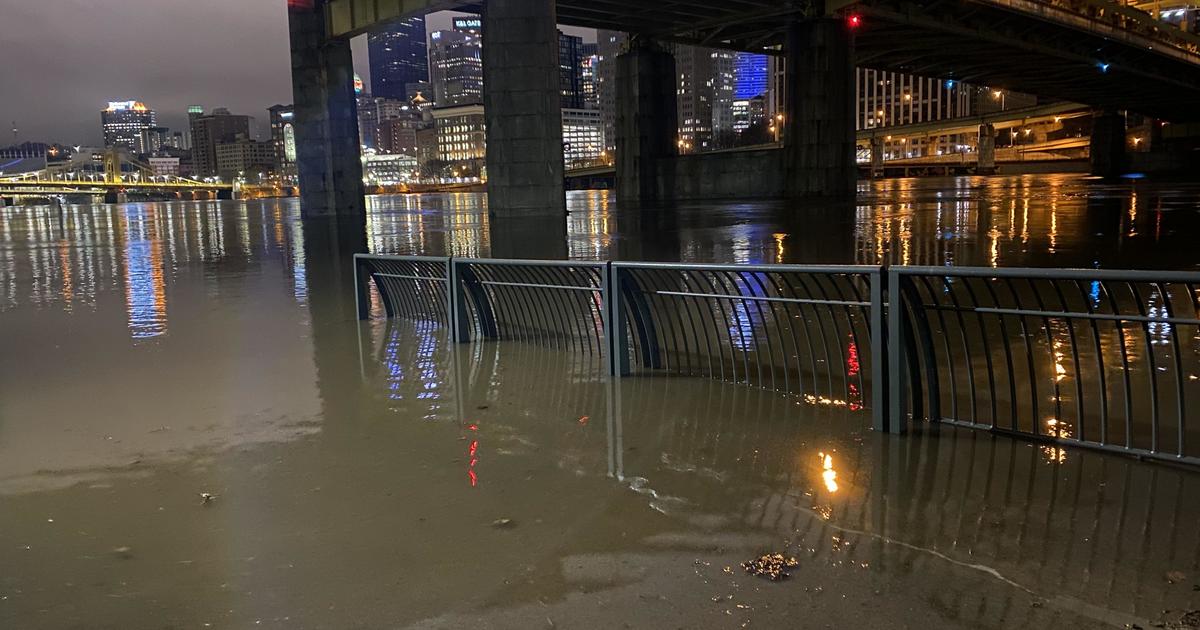 PHOTOS: Pittsburgh rivers flood, spilling over their banks
