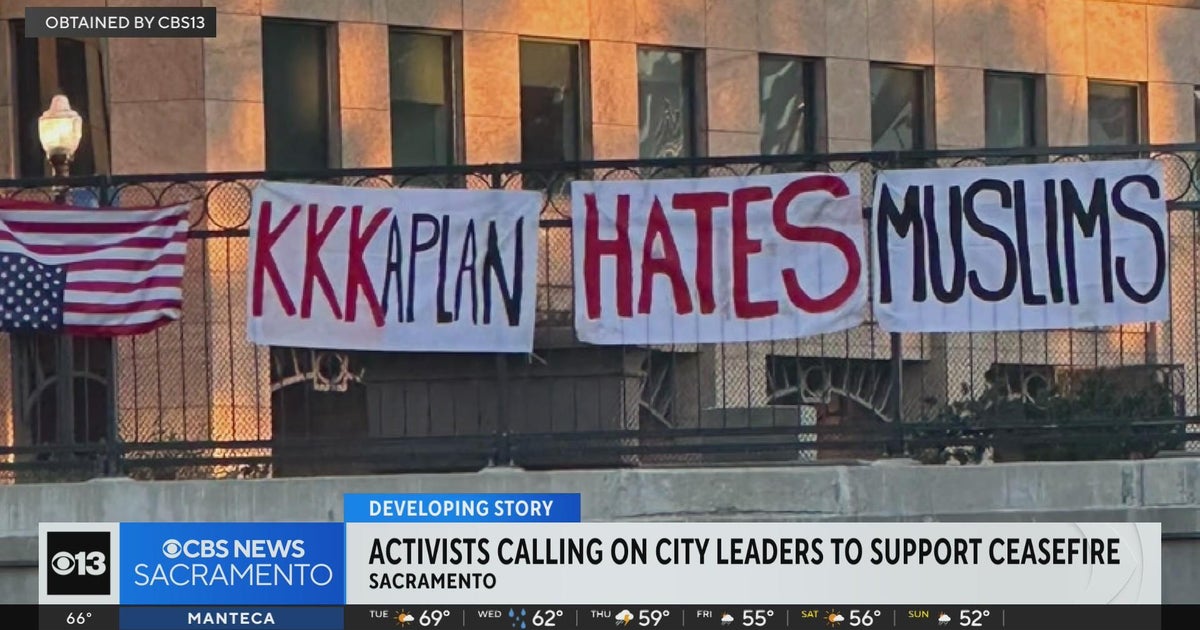 Activists call on Sacramento city leaders to support Gaza Ceasefire