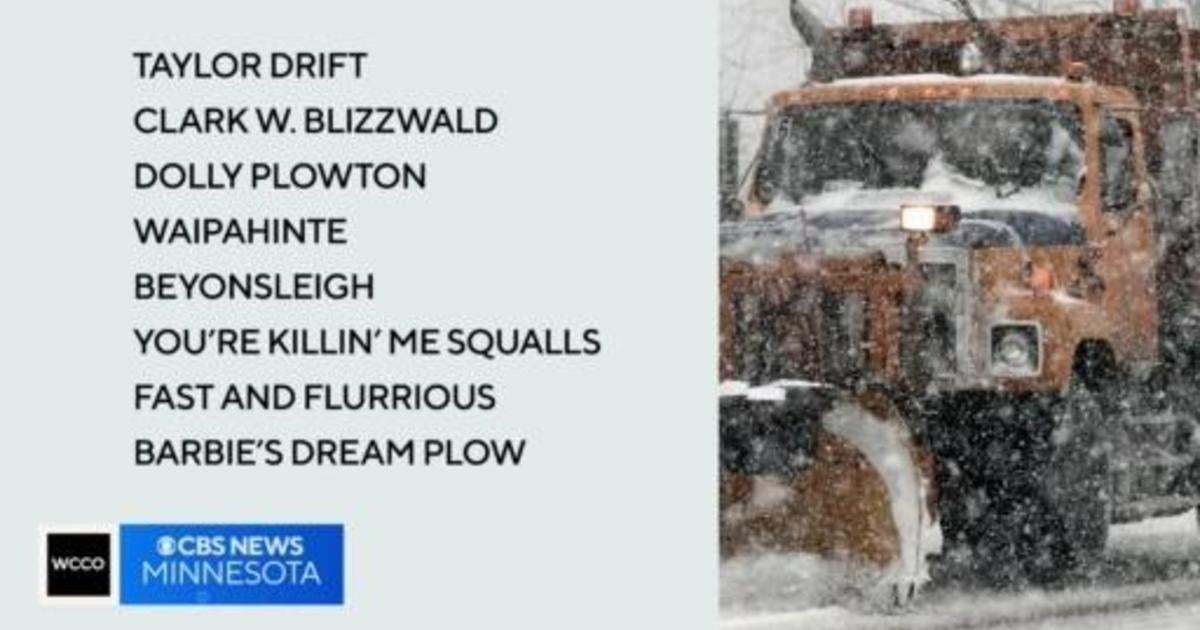 MnDOT Announces Winners Of “Name A Snowplow” Contest - CBS Minnesota