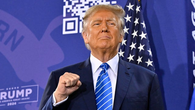Former President Donald Trump Holds A Campaign Rally In Las Vegas 