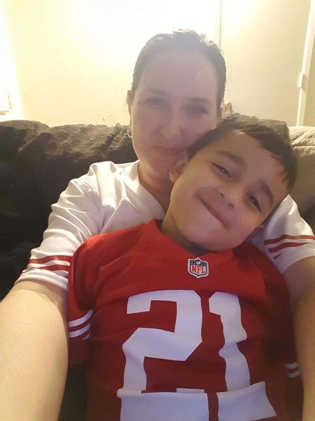 Momma and her Niner boy 