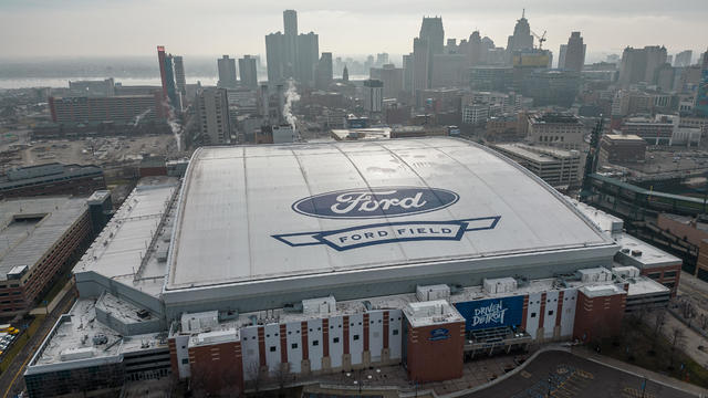 Ford Field Stadium in Detroit, Michigan 