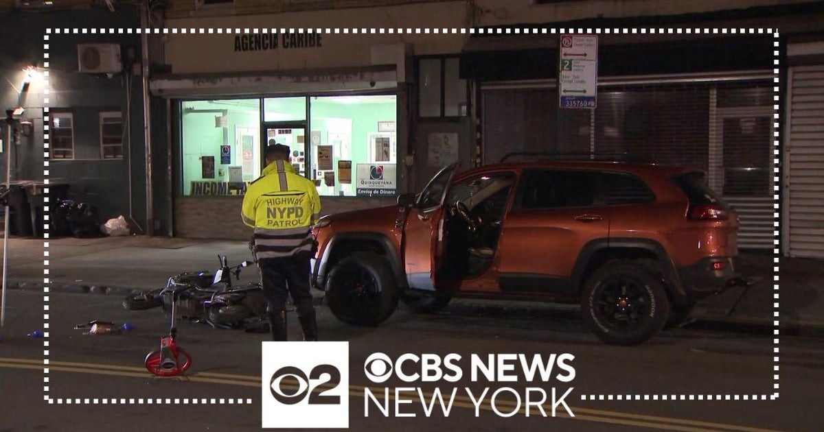 Food delivery worker injured after crashing into car door in Brooklyn ...