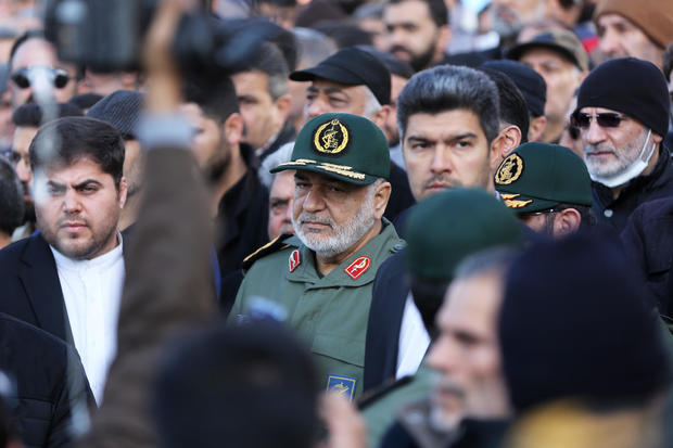 Funeral ceremony for IRGC members killed in an Israeli attack 