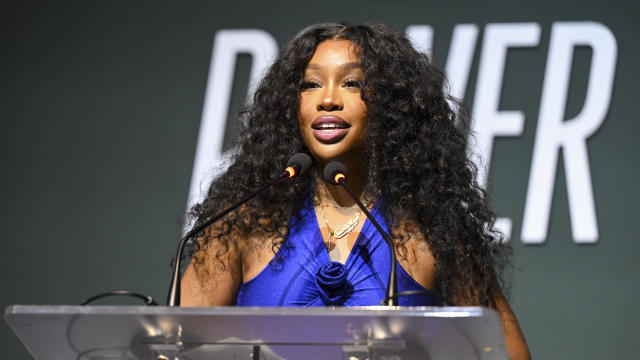 SZA at the Billboard Power 100 Event held at NeueHouse Hollywood on January 31, 2024 in Los Angeles, California. 