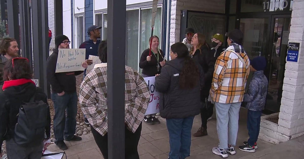 Residents protest about uninhabitable living conditions at Denver