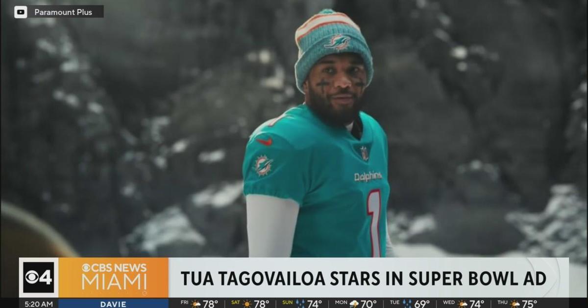 Dolphins Tua Tagovailoa stars in Tremendous Bowl advert