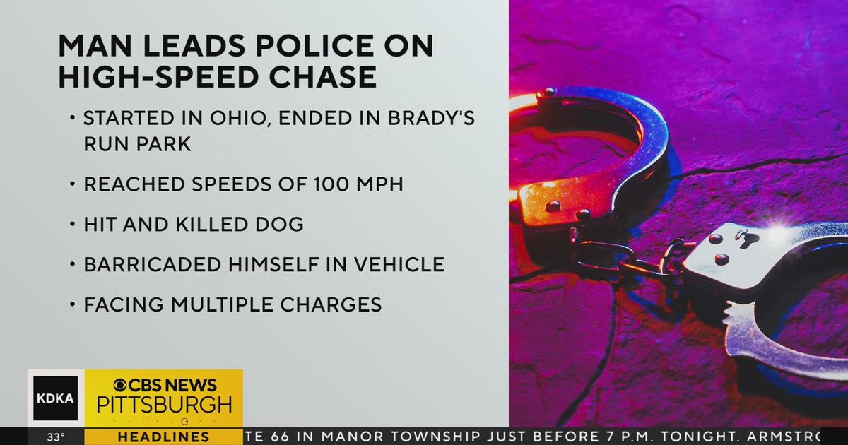 Police arrest suspect after high speed chase ends in Pennsylvania