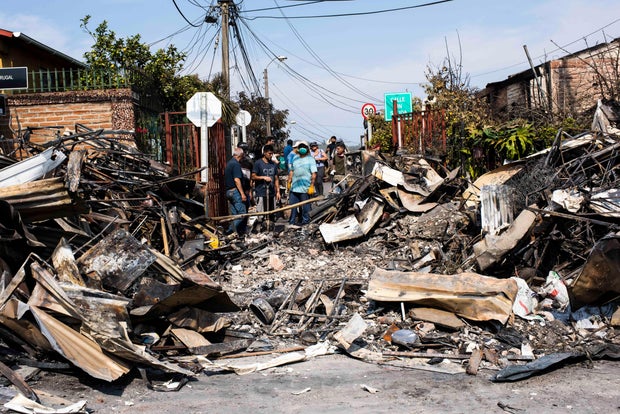 Forest Fires In Chile Kill Dozens As Blazes Hit Towns