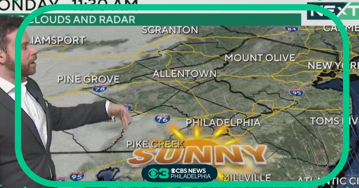 NEXT Weather: Sunny week ahead - CBS Philadelphia