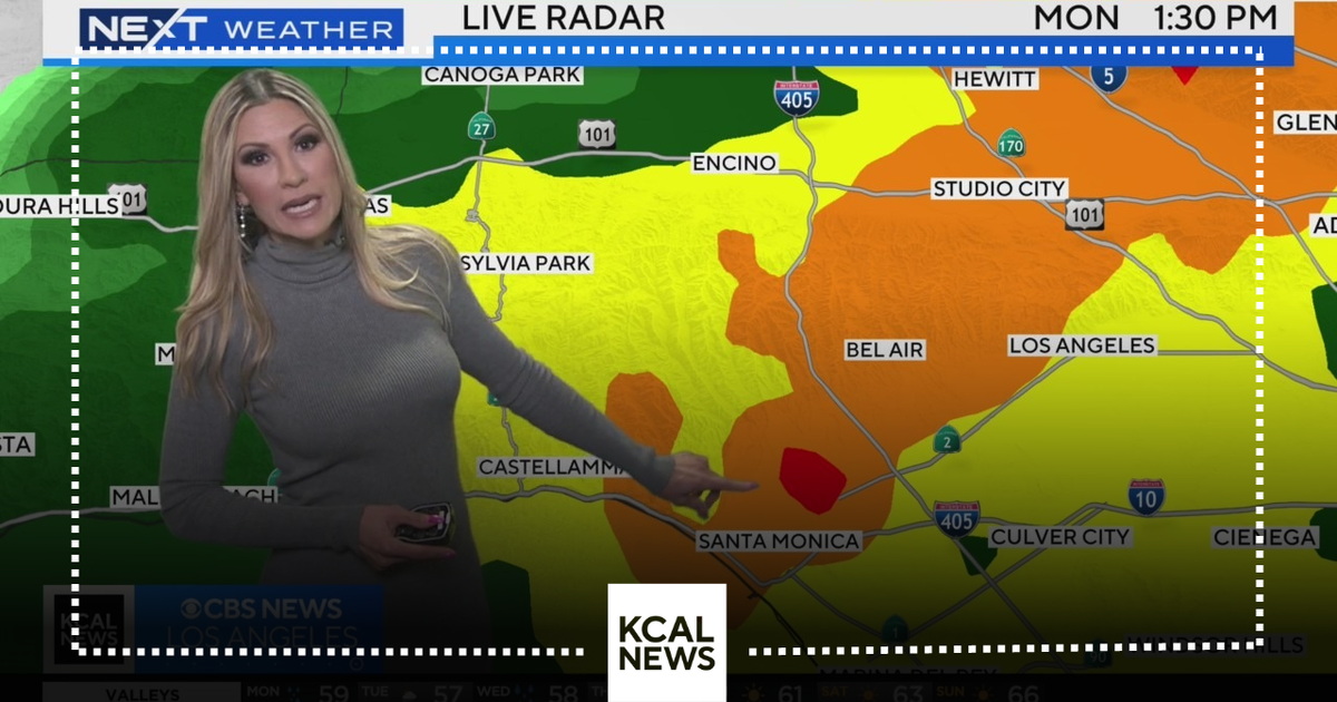 Heavy rain continues to douse Southern California - CBS Los Angeles