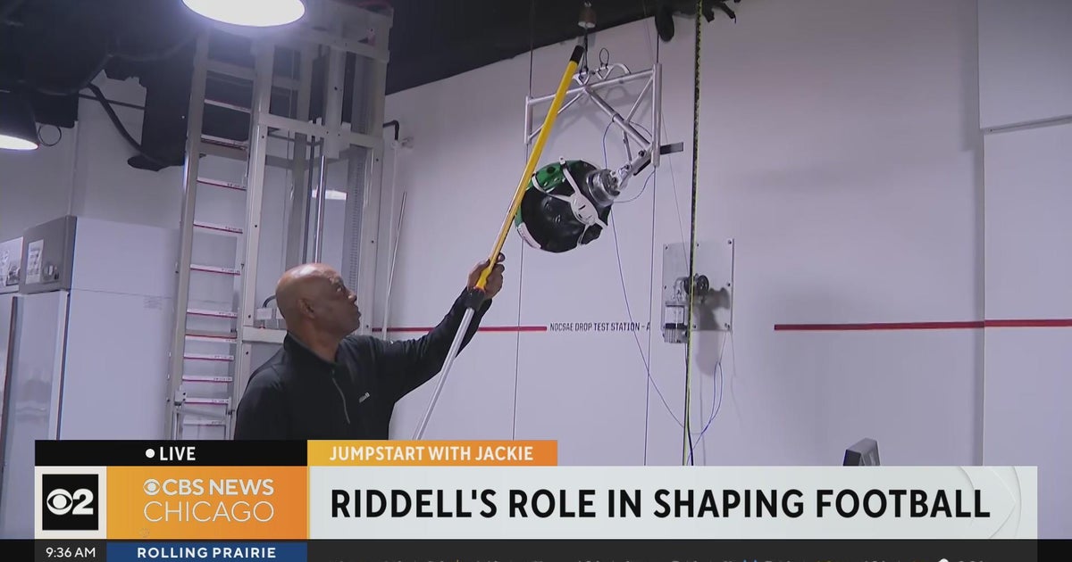 Jumpstart with Jackie: Riddell's role in shaping football - CBS Chicago