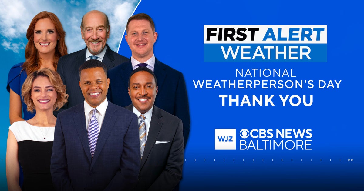 Where's Marty? Celebrating National Weather Person Day - CBS Baltimore