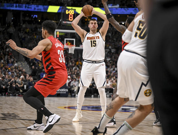 DENVER NUGGETS VS PORTLAND TRAIL BLAZERS, NBA 