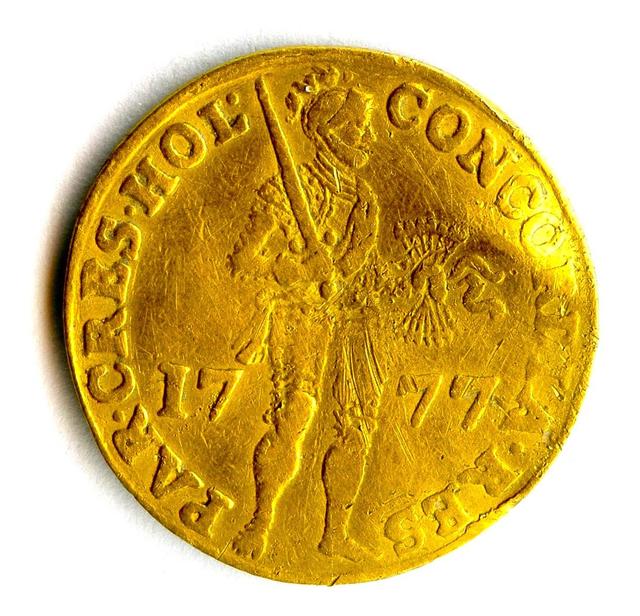 Rare centuries old gold coin from Netherlands found by metal