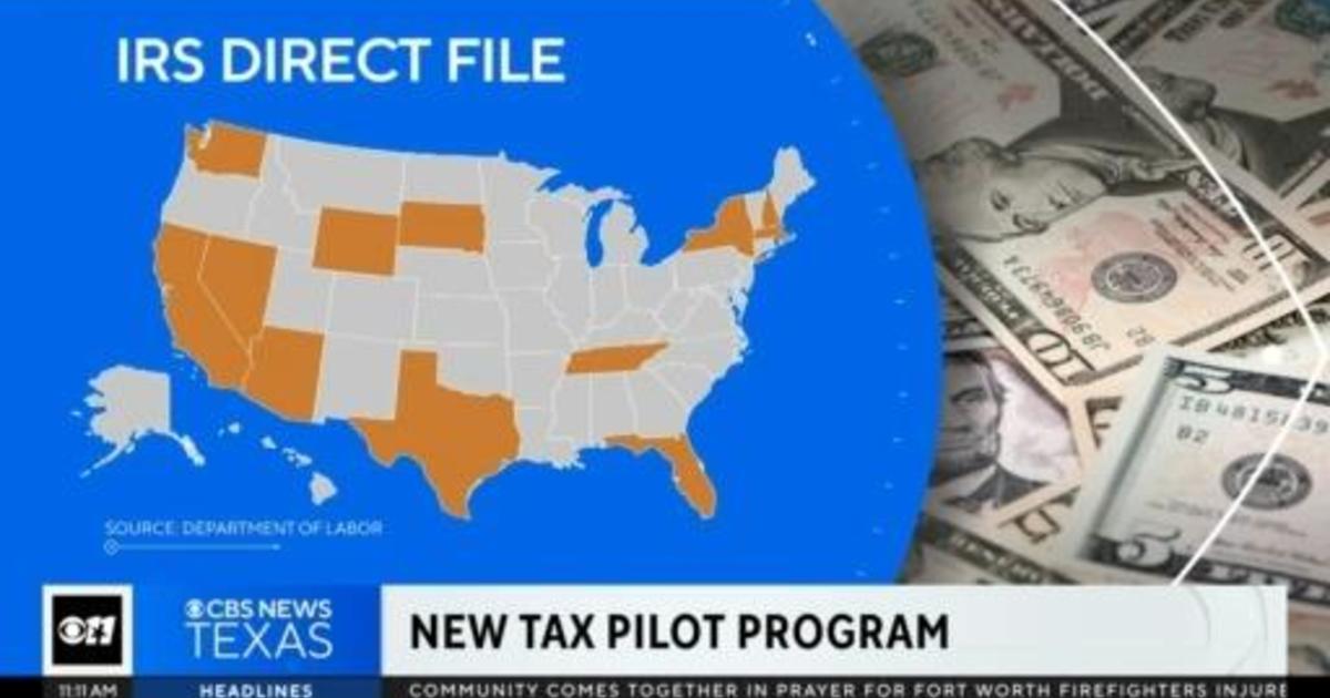 IRS Launches New, Free Tax Filing Program - CBS Texas