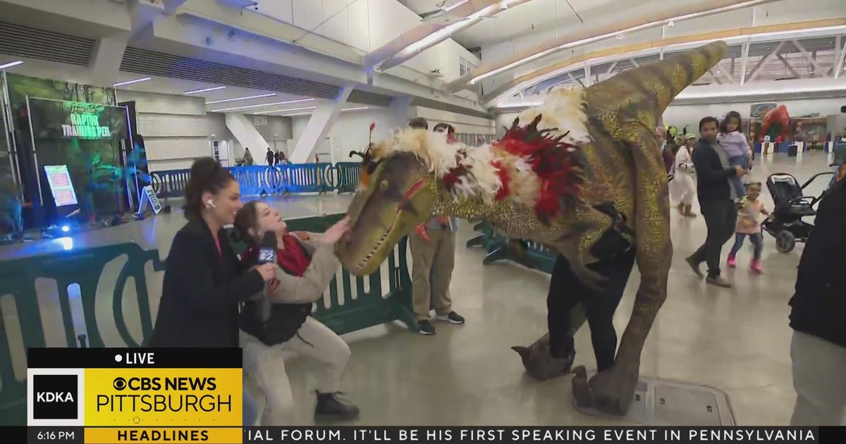 Mary Ours goes back in time for Jurassic Quest CBS Pittsburgh