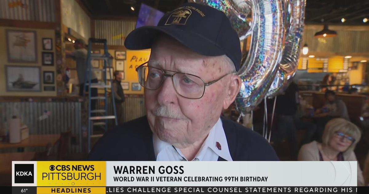 World War II veteran celebrates 99th birthday - CBS Pittsburgh