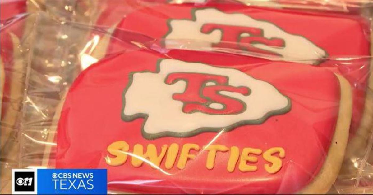 North Texas Baker Experiences Business Boom with Taylor Swift-Themed Super Bowl Cookies