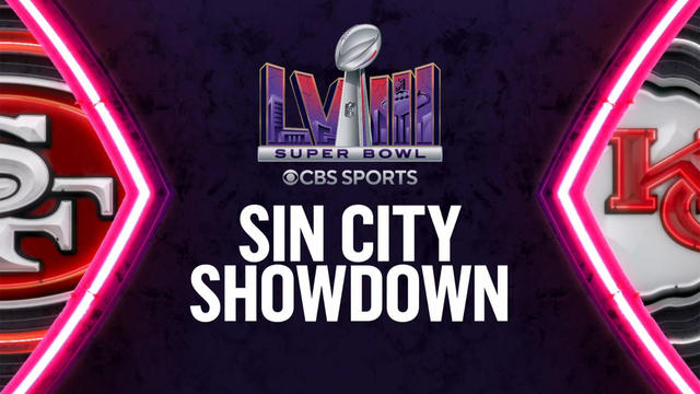 A graphic for the CBS New York special "Sin City Showdown." 
