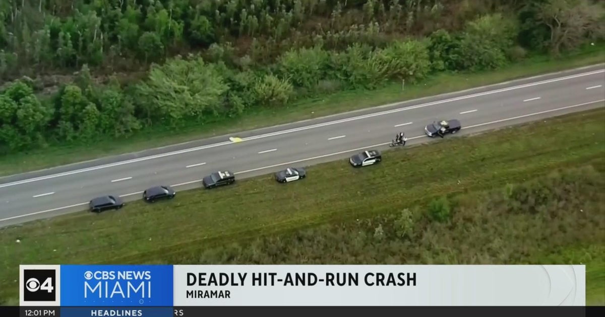 Fatal hit and operate crash on Okeechobee Highway in Miramar