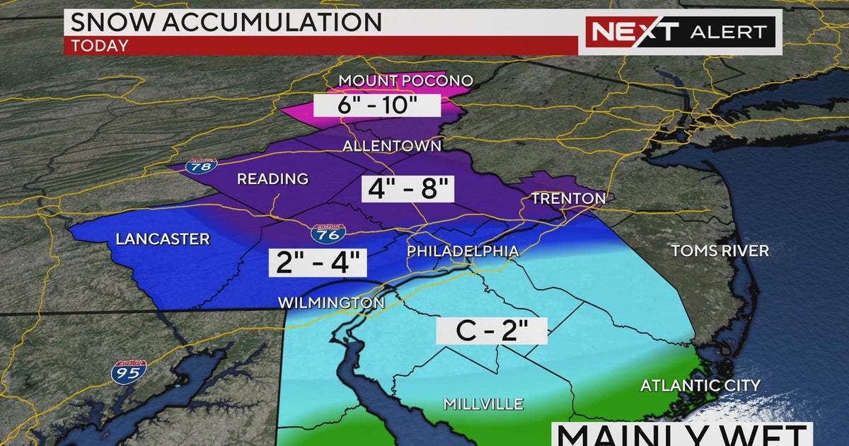 How much snow are we getting? Forecast for the Poconos, Lehigh Valley ...