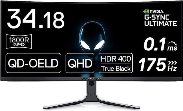 Dell Alienware AW3423DW Curved Gaming Monitor 