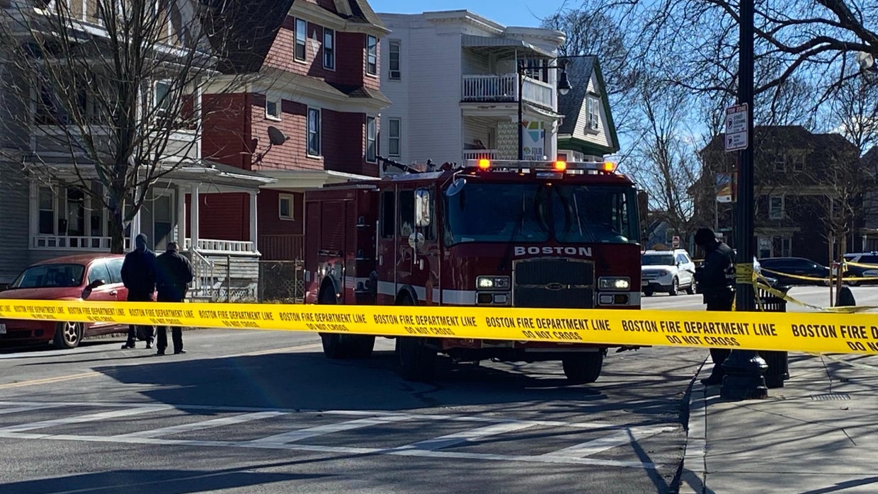 Person struck by Boston fire truck has life-threatening injuries - CBS ...